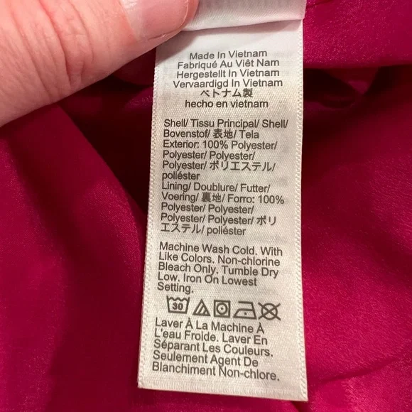 JCrew Pink Ruffled Blouse, Small - Picture 4 of 4